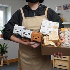 p9 - Mô Hình Gỗ Gấu Trúc (We bare bear)