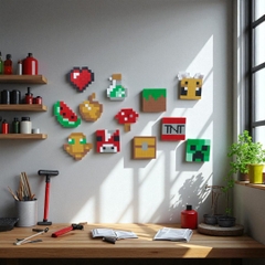 Bộ Chế Tạo 6 Mô Hình Phẳng Decor Thu Nhỏ (Bộ 1)