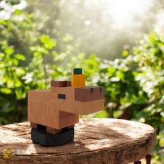 Mô Hình Gỗ Chuột Capybara (size s)