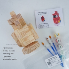 (DIY) Kit Tô Màu Mô Hình Minecraft Vẹt (s)