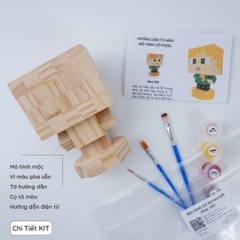 (DIY) Kit Tô Màu Minecraft Alex (size s)
