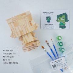 (DIY) Kit Tô Màu Mô Hình Nhân Vật Disgust