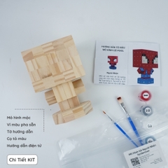 (DIY) Kit Tô Màu Spiderman (size s)