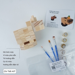(DIY) Kit Tô Màu Chuột Lang Nước Capybara (size s)