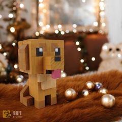 (DIY) Kit Tô Màu Mô Hình Chó Golden Retriever (s)