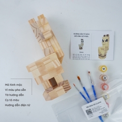 (DIY) Kit Tô Màu Mô Hình Lạc Đà Llama (s)
