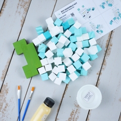 p6. Bộ Lắp Ghép Mô Hình Minecraft Snow Fox (Cáo Tuyết)