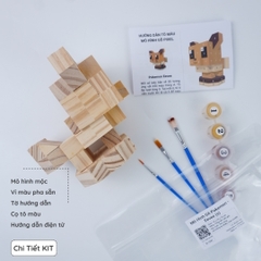 (DIY) Kit Tô Màu Eevee Pokemon