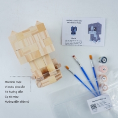 (DIY) Kit Tô Màu Mèo Anh Lông Xám