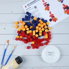 p9. Bộ Lắp Ghép Minecraft Parrot Vẹt (Thu Nhỏ)