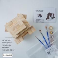 (DIY) Kit Tô Màu Chó Bulldog (size s)