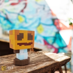Mô Hình Gỗ Minecraft Snow Golem (size s)