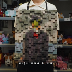Tranh Pixel The Son of Man (Blur)