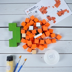 p7. Bộ Lắp Ghép Mô Hình Minecraft Fox Cáo