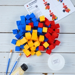 p1. Bộ Lắp Ghép Mô Hình Minecraft Parrot (Vẹt)