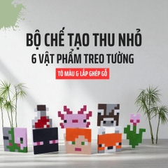 Bộ Chế Tạo 6 Vật Phẩm Treo Tường THU NHỎ (Bộ Steam 2)