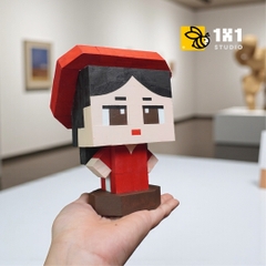 Mô Hình Gỗ Thiếu Nữ Áo Dài