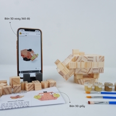 (DIY) Kit Tô Màu Mô Hình Minecraft Hoglin Lợn Rừng (s)