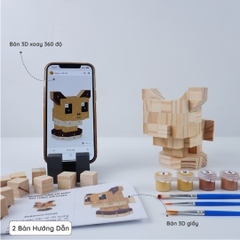 (DIY) Kit Tô Màu Eevee Pokemon