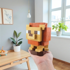 p0. Mô Hình Gỗ Sư Tử