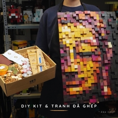Kit Tự Làm Tranh Pixel Gỗ Chân Dung Phật (Blur)