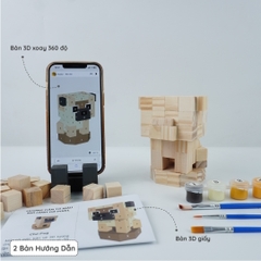 (DIY) Kit Tô Màu Chó Pug (size s)