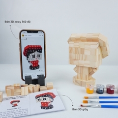 (DIY) Kit Tô Màu Mô Hình Thiếu Nữ Áo Dài (9 Mẫu Mặt)
