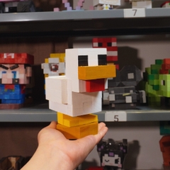(DIY) Kit Tô Màu Mô Hình Minecraft Chicken Gà (s)