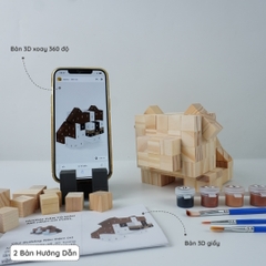 (DIY) Kit Tô Màu Chó Bulldog (size s)
