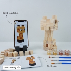 (DIY) Kit Tô Màu Hươu (size s)