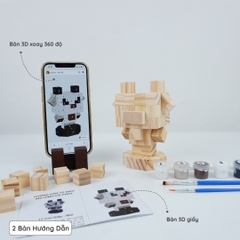 (DIY) Kit Tô Màu 12 Con Giáp Mùi (Dê)