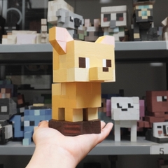 Mô Hình Gỗ Chó Chihuahua (màu kem)