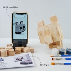 (DIY) Kit Tô Màu Minecraft Wolf (Chó Sói)
