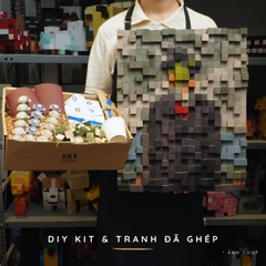 Kit Tự Làm Tranh Pixel Gỗ The Son of Man (Blur)
