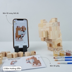 (DIY) Kit Tô Màu Chó Shiba (s)