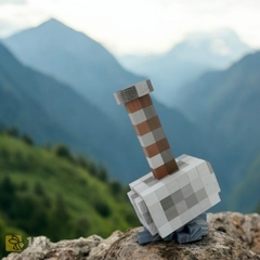 Mô Hình Gỗ Búa Mjolnir Thần Sấm (Art Toy)