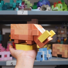 (DIY) Kit Tô Màu Mô Hình Minecraft Hoglin Lợn Rừng (s)