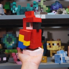 (DIY) Kit Tô Màu Mô Hình Minecraft Vẹt (s)