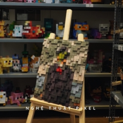 Tranh Pixel The Son of Man (Blur)