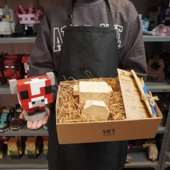 (DIY) Kit Tô Màu Minecraft Mooshroom (Bò Nấm Đỏ)