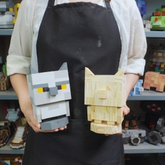 (DIY) Kit Tô Màu Mô Hình Chim Cú Mèo (s)