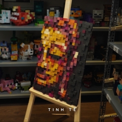 Kit Tự Làm Tranh Pixel Gỗ Chân Dung Phật (Blur)