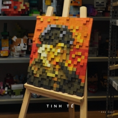 Kit Tự Làm Tranh Pixel Gỗ Self-Portrait with Bandaged Ear (Blur)