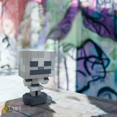 Mô Hình Gỗ Minecraft Skeleton (size s)
