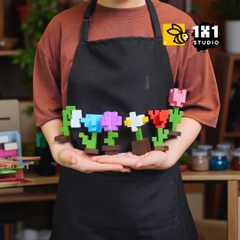 KIT Tự Làm 10 Mô Hình Hoa Gỗ THU NHỎ (40 mẫu)