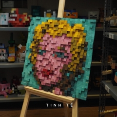 Kit Tự Làm Tranh Pixel Gỗ Marilyn Diptych (Blur)