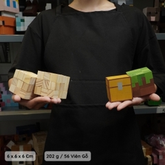 (DIY) Kit Tô Màu Minecraft Chest & Grass Block