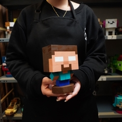 Mô Hình Gỗ Minecraft Herobrine