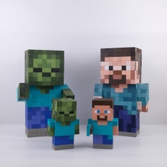 Mô Hình Gỗ Bigsize Minecraft Zombie (Art Toy)
