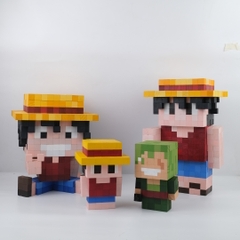 Mô Hình Gỗ Bigsize Lufffy (Art Toy)